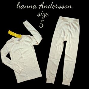 Nwt Size 5 Hanna Andersson Ivory Pajama Set